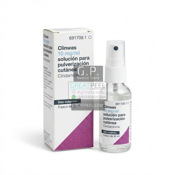 CLINWAS (DALACIN T) CLINDAMYCIN 1% SOLUTION | 30ml/1.01 fl oz